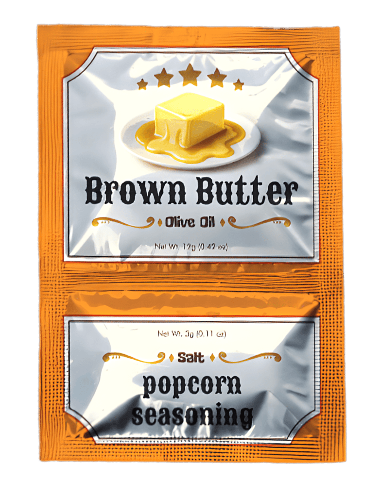 Brown Butter popcorn seasoning for Sweet Robo PopCart