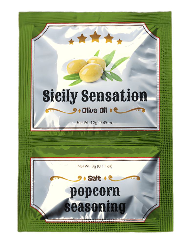 Sicily Sensation popcorn seasoning for Sweet Robo PopCart