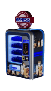 Sweet Robo vending machine at Health Club Genesis location